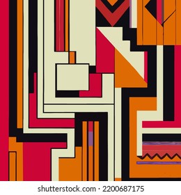 many forms fashion fabric design. Diagonal ikat stripes. Zigzag pattern seamless.Geometric chevron abstract illustration.
Tribal ethnic vector texture.