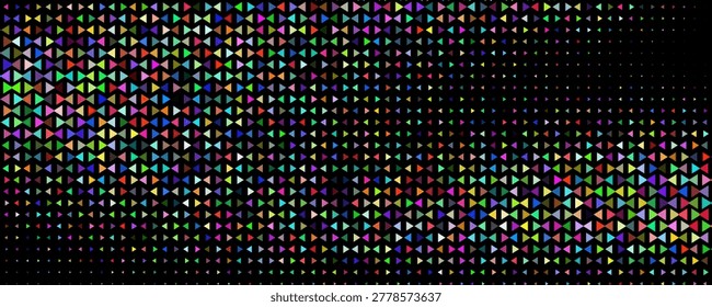 many geometric shapes like circles squares triangles rhombuses, rings on black on a matrix of 32x32 cells for a total of 1024 symbols