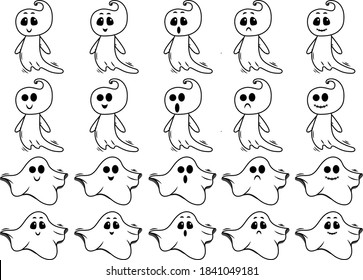 many ghosts types scary creepy halloween