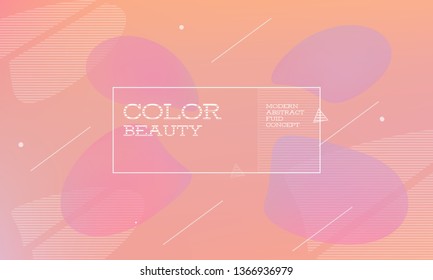 Many gradient plastic abstract shapes. Set of stylish fluid forms in the form of drops. Vector illustration isolated on white background. 