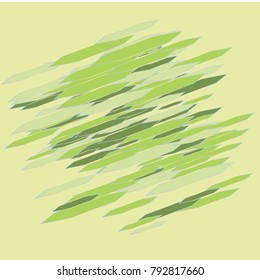 Many Green and Blue Hexagons on Light Grey and Blown Background