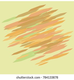 Many Green, Brown, Orange and Pink Hexagons on Grey Background