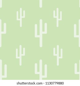 many green cactuses on the green background.