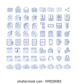 Many icons for application and web site