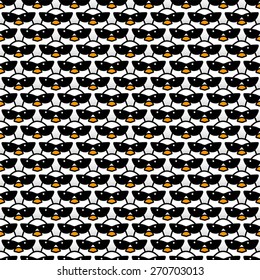 Many Identical White Chicks Wearing Cool Retro Ladies Style Sunglasses Staring at camera in a Pattern