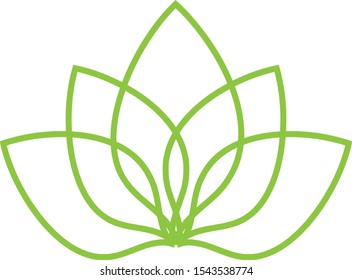 Many leaves, plant, wellness and naturopaths logo