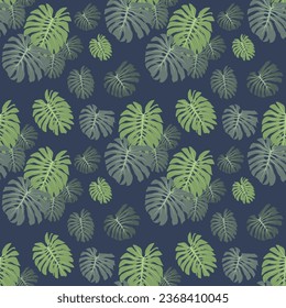 Many leaves vector  Leaves decorate a room or garden.