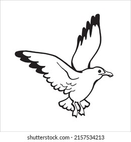 Many of the line art bird pictures