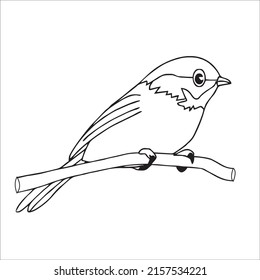 Many of the line art bird pictures