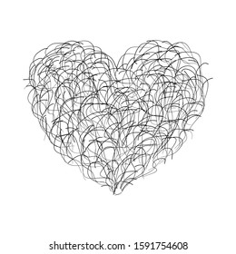 Many lines together from the heart.