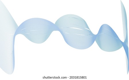 many lines wave vector color gradient