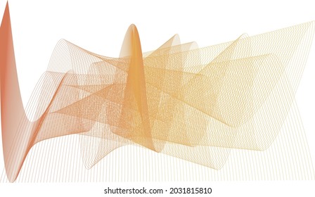 many lines wave vector color gradient
