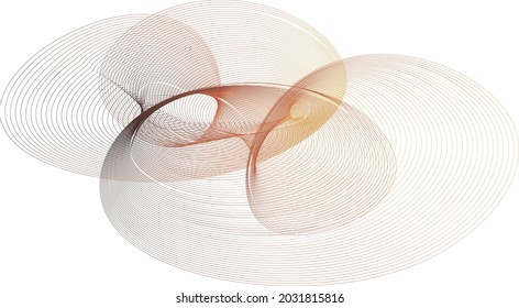 many lines wave vector color gradient