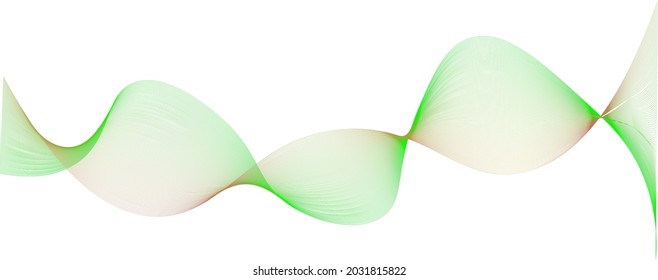 many lines wave vector color gradient