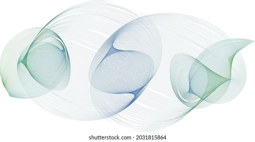 many lines wave vector color gradient