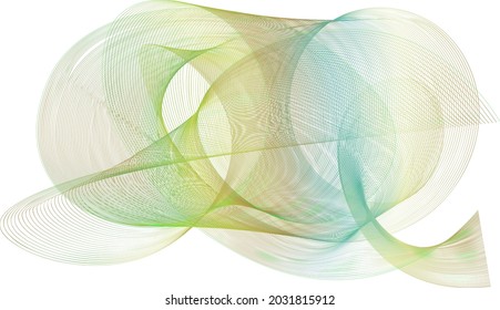 many lines wave vector color gradient
