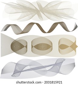 many lines wave vector color gradient