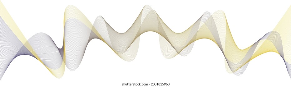 many lines wave vector color gradient