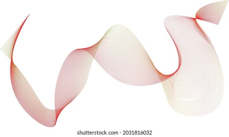 many lines wave vector color gradient