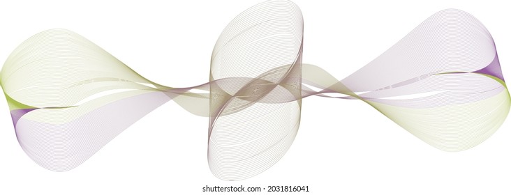 many lines wave vector color gradient