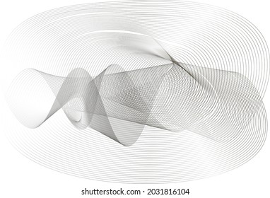 many lines wave vector color gradient