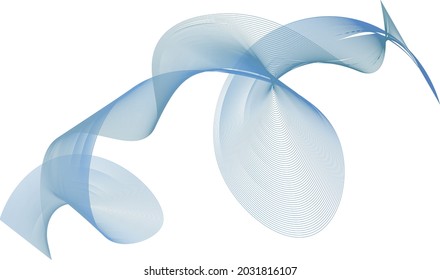 many lines wave vector color gradient