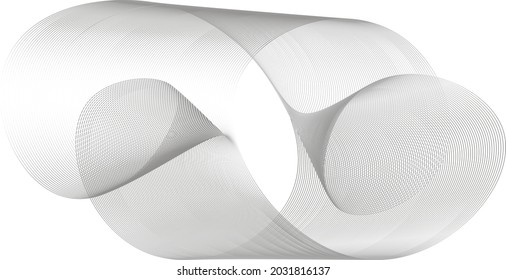 many lines wave vector color gradient