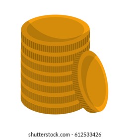 many metal gold coins money