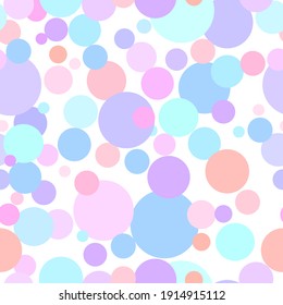 Muchas bolas multicolores de diferentes tamaños sobre fondo blanco, sin soldadura