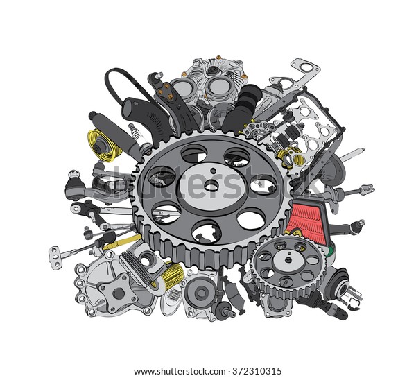 Aftermarket Auto Parts >> Many New Auto Parts Aftermarket Oem Stock Vector Royalty Aftermarket Auto Parts >> Many New Auto Parts Aftermarket Oem Stock Vector Royalty