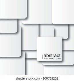 many papers forming a white background vector