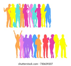 Many People Illustration 