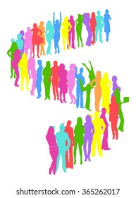 Many People Isolated 