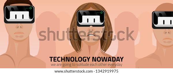 Many People Standing Next Each Other Stock Vector Royalty Free 1342919975 Shutterstock 