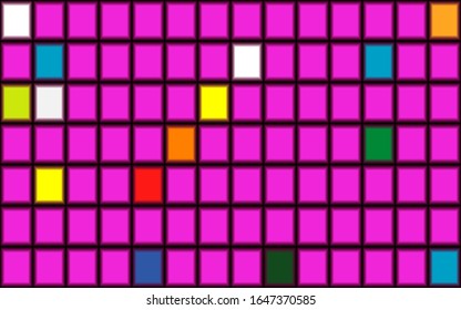 Many pink box abstract background