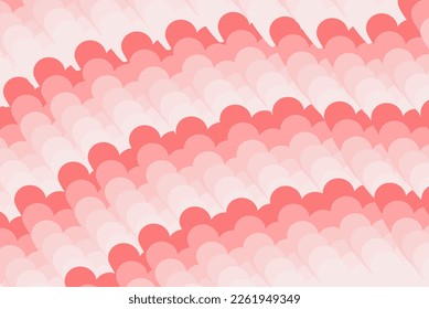Many pink hearts abstract background with pastel colors, soft backdrop concept, abstract background with heart, pink-colored abstract pattern, pinky shapes
