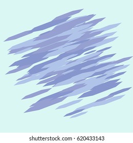 Many Plain Blue Hexagons of Different Color Tones on Light Blue Background