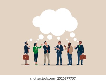 Many problems to be solved. Stress or anxiety. Vector illustration flat design.