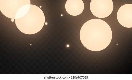 Many Random Falling Golden Stars Confetti on Dark Background. Vector Stars Sky. Invitation Background. Banner, Greeting Card, Christmas and New Year card, Postcard, Packaging, Textile Print.