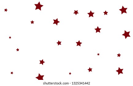 Many red gradient plastic abstract shapes. Set of stylish fluid forms in the form of drops. Vector illustration isolated on white background. 