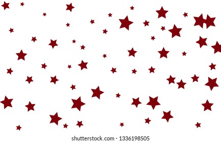 Many red gradient plastic abstract shapes. Set of stylish fluid forms in the form of drops. Vector illustration isolated on white background. 