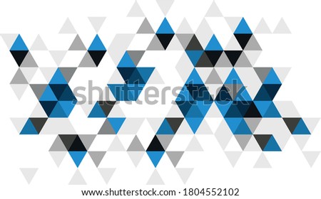 many rhombuses and triangles on a white background in a strict masculine style for a corporate identity or a website