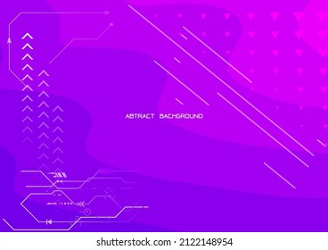 Many shape design concept with colorful gradient background,modern template