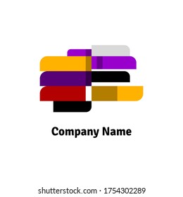 Many shapes and creativity of random colors