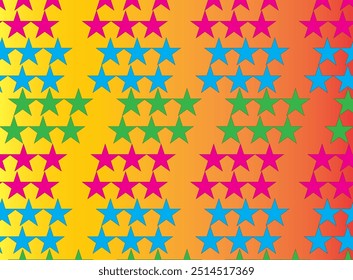 Many Star tool Coloring pattern