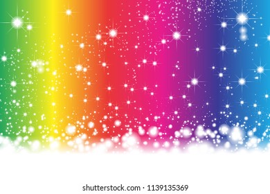 Many stars' night sky