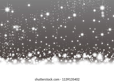 Many stars' night sky