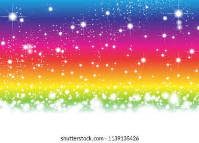 Many stars' night sky