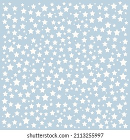 Many stars on a blue background