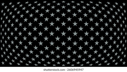 Many stars on a dark background, night sky